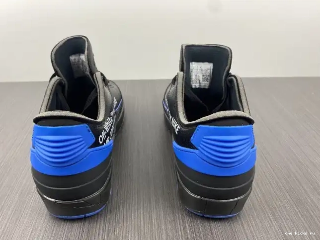 Rep Onekick Black DJ4375-004 Low SP Off-White Retro 2 Jordan Blue 0404